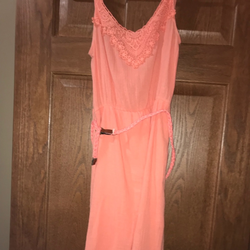 Peach dress